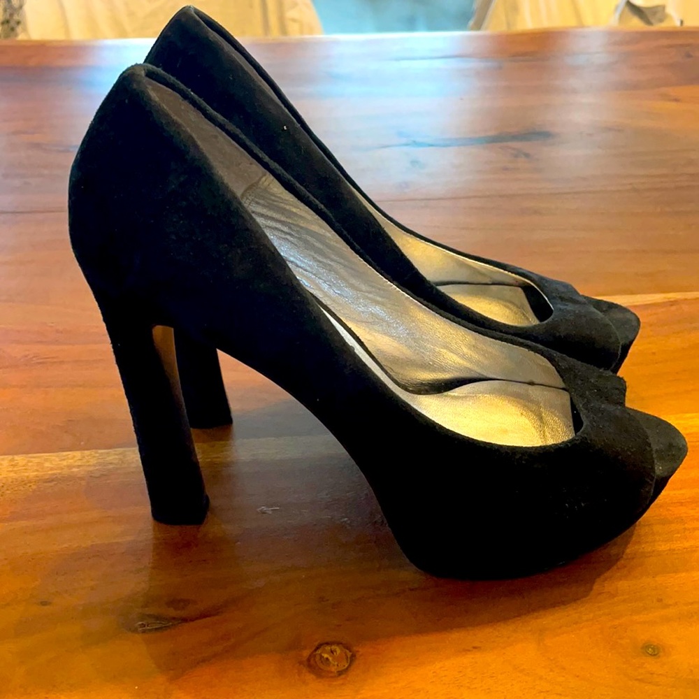 Black high heels